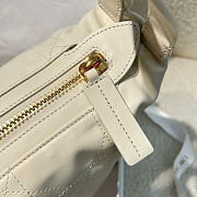 Dior Small D Journey Bag in Vintage Smooth Calfskin Latte Flat Macrocannage - 25.5x14.5x14cm - 4