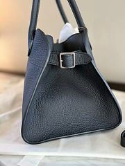 The Row Soft Margaux 10 Bag in Grained Dark Navy - 25.5x18x19cm - 4