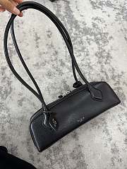 Alaia Le Teckel Small Bag In Goatskin Black - 27x8x9cm - 6