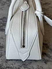 Alaia Le Teckel Small Bag In Goatskin Ivory - 27x8x9cm - 6