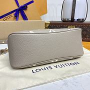 LV Boulogne Bicolor Monogram Empreinte Tourterelle Grey/ Cream M13224 - 29x16x9.5cm - 4