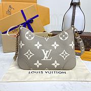 LV Boulogne Bicolor Monogram Empreinte Tourterelle Grey/ Cream M13224 - 29x16x9.5cm - 3