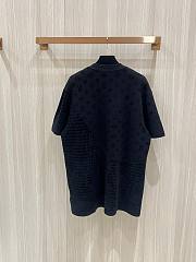 LV Graphic Jacquard Short Sleeved Crewneck Black 1AHCMQ - 6