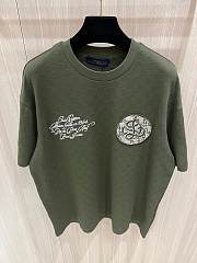 LV Damier Pique T-Shirt Green 1AGKLJ - 6