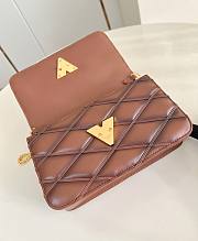 LV Wallet On Chain GO-14 Malletage Brown M13841 - 20x12x5cm - 4