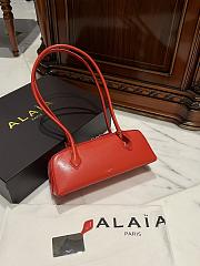 Alaia Le Teckel Small Bag In Goatskin Red - 33x11x10cm - 1