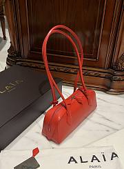 Alaia Le Teckel Small Bag In Goatskin Red - 33x11x10cm - 6