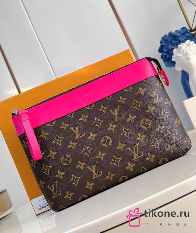 LV Pochette Voyage Souple Pondichery Pink M13356 - 30x21x7.5cm - 1