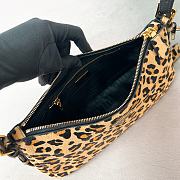 Honey Prada Aimee Medium Leopard Printed Leather Shoulder Bag - 31x18x10cm - 6