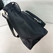 Prada Re Nylon Baby Bag Black - 36x31x18cm - 4