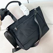 Prada Re Nylon Baby Bag Black - 36x31x18cm - 3