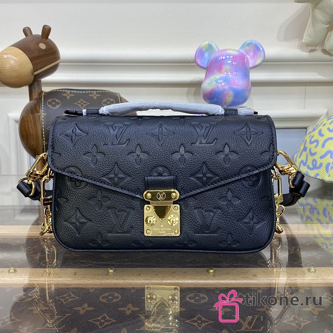 LV Pochette Metis East West Monogram Empreinte Black M46595 - 21.5x13.5x6cm - 1