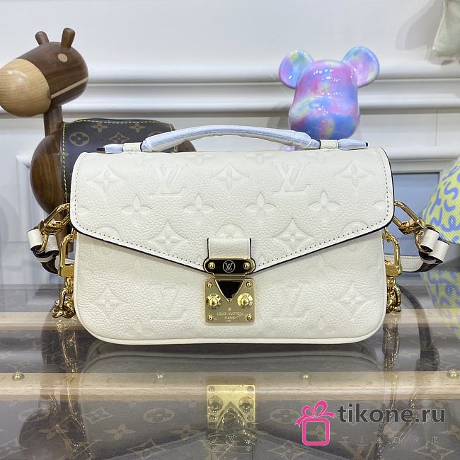 LV Pochette Metis East West Monogram Empreinte Cream M22942 - 21.5x13.5x6cm - 1