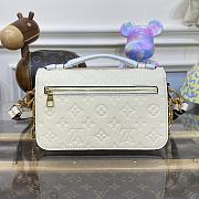 LV Pochette Metis East West Monogram Empreinte Cream M22942 - 21.5x13.5x6cm - 5