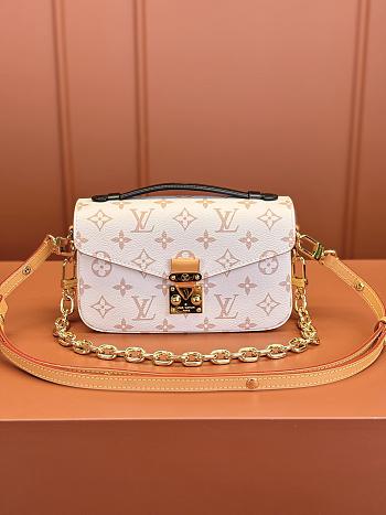 LV Pochette Metis East West Monogram Dune M46914 - 21.5x13.5x6cm