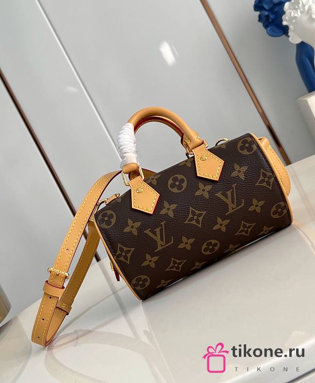 LV Nano Speedy Dating Monogram Canvas M13226 - 18x10.5x11.5cm - 1