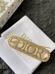 Dio(r)evolution Brooch Gold Finish Metal and Silver Tone Crystals - 3