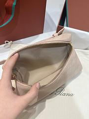 Polo Piana Extra Pocket L19 Suede Leather Light Pink - 11x19x7cm - 2