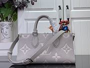 LV OnTheGo East West Bicolor Monogram Empreinte Gray M14213 - 25x13x10cm - 4