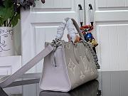 LV OnTheGo East West Bicolor Monogram Empreinte Gray M14213 - 25x13x10cm - 2