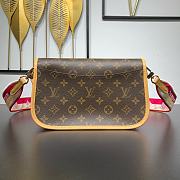 LV Diane Satchel Monogram Canvas Fuchsia M46049 - 24x15x9cm - 5