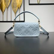 LV Nano Diane Monogram Empreinte Blue M83592 - 19x10.5x6cm - 4