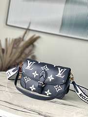 LV Diane Bicolor Monogram Empreinte Navy Blue M47161 - 24x15x9cm - 1