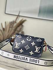 LV Diane Bicolor Monogram Empreinte Navy Blue M47161 - 24x15x9cm - 3