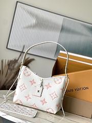 LV CarryAll PM Bicolor Monogram Latte/ Chamallow M24141 - 29.5x24x12cm  - 6