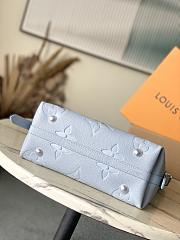 LV CarryAll PM Monogram Empreinte Blue M46673 - 29.5x24x12cm - 2