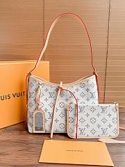 LV CarryAll PM Monogram Jacquard Multicolor Beige M24707 - 29x24x12cm - 1