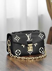 LV Pochette Metis East West Bag Black/Beige M46596 - 21.5x13.5x6cm - 5