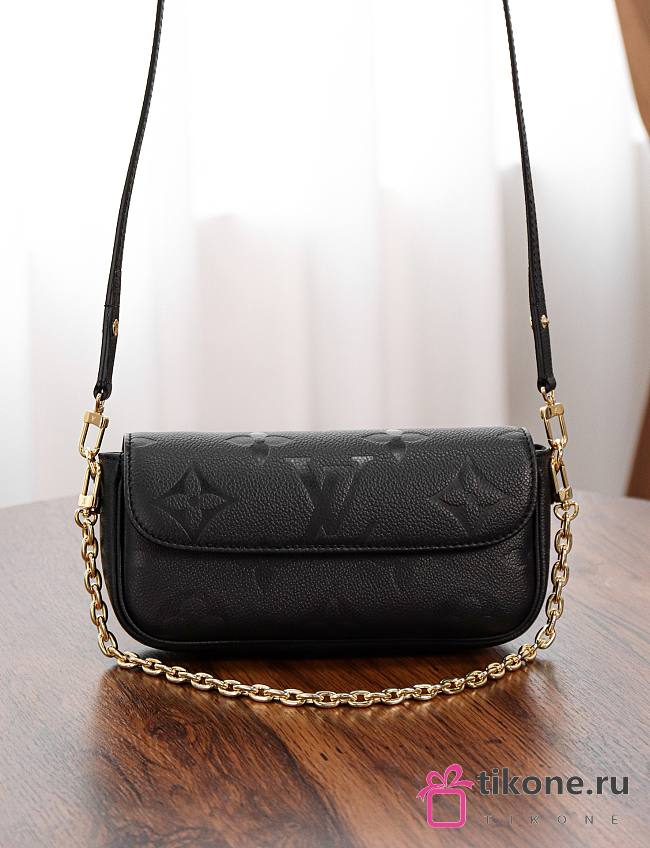 LV Wallet On Chain Ivy Monogram Empreinte  Black M82154 - 23.5x12x4.3cm - 1