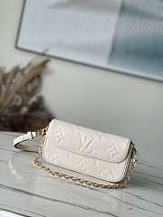 LV Wallet On Chain Ivy Monogram Empreinte Cream M82210 - 23.5x12x4.3cm - 1