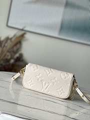 LV Wallet On Chain Ivy Monogram Empreinte Cream M82210 - 23.5x12x4.3cm - 5