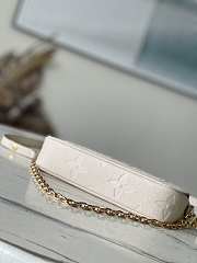 LV Wallet On Chain Ivy Monogram Empreinte Cream M82210 - 23.5x12x4.3cm - 4