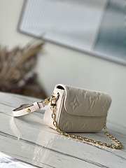 LV Wallet On Chain Ivy Monogram Empreinte Cream M82210 - 23.5x12x4.3cm - 3