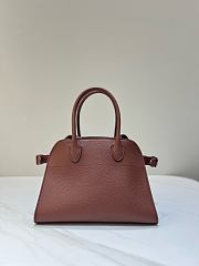 The Row Soft Margaux 10 Bag in Grained Mocha - 25.5x18x19cm - 2