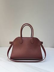 The Row Soft Margaux 10 Bag in Grained Mocha - 25.5x18x19cm - 3