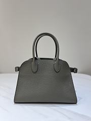 The Row Soft Margaux 10 Bag in Grained Elephant Gray - 25.5x18x19cm - 4