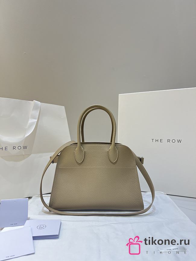 The Row Soft Margaux 10 Bag in Grained Milk Tea - 25.5x18x19cm - 1