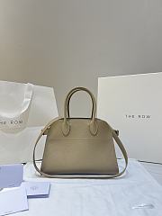 The Row Soft Margaux 10 Bag in Grained Milk Tea - 25.5x18x19cm - 1