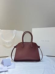 The Row Soft Margaux 10 Bag in Grained Mocha - 25.5x18x19cm - 1