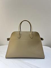 The Row Soft Margaux 15 Bag in Grained Calfskin Leather Milk Tea - 38x24x27cm - 5