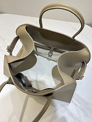 The Row Soft Margaux 15 Bag in Grained Calfskin Leather Milk Tea - 38x24x27cm - 3