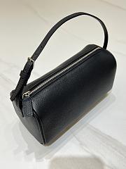 The Row 90's Bag in Finely Grained Calfskin Leather Black - 19.5x11.5x8cm - 3