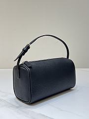 The Row 90's Bag in Finely Grained Calfskin Leather Black - 19.5x11.5x8cm - 2