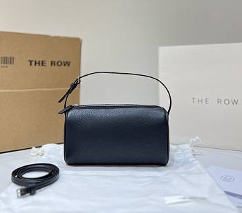 The Row 90's Bag in Finely Grained Calfskin Leather Black - 19.5x11.5x8cm