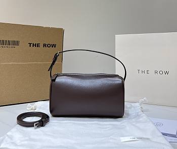 The Row 90's Bag in Soft Nappa Leather Chocolate - 19.5x11.5x8cm