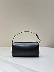 The Row 90's Bag in Soft Nappa Leather Black - 19.5x11.5x8cm - 6